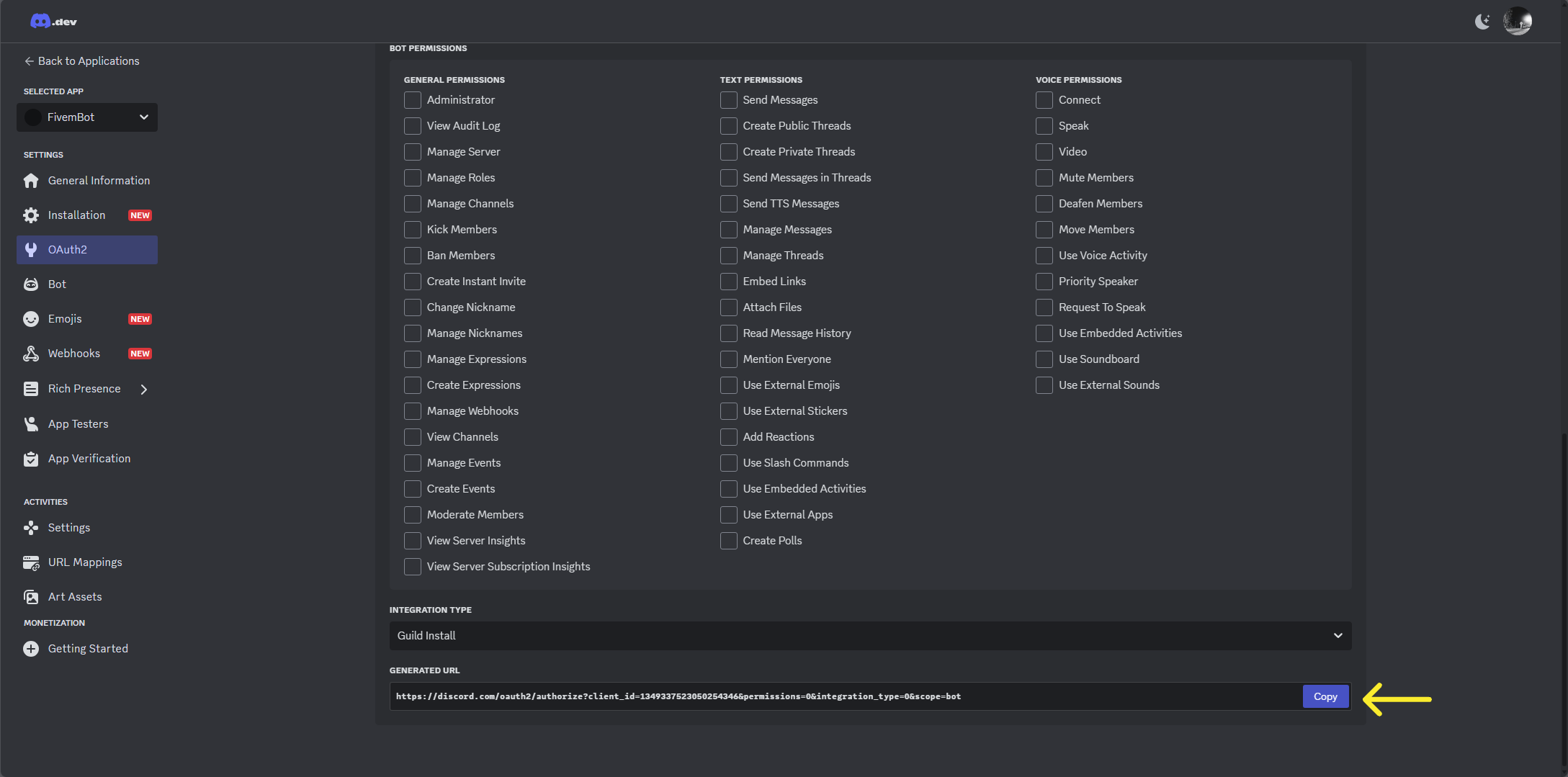 Discord Bot Creation Step #3.2